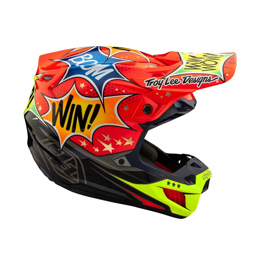 Casco Se5 Ece Composite Helmet; Coic Explosion Red Troy lee