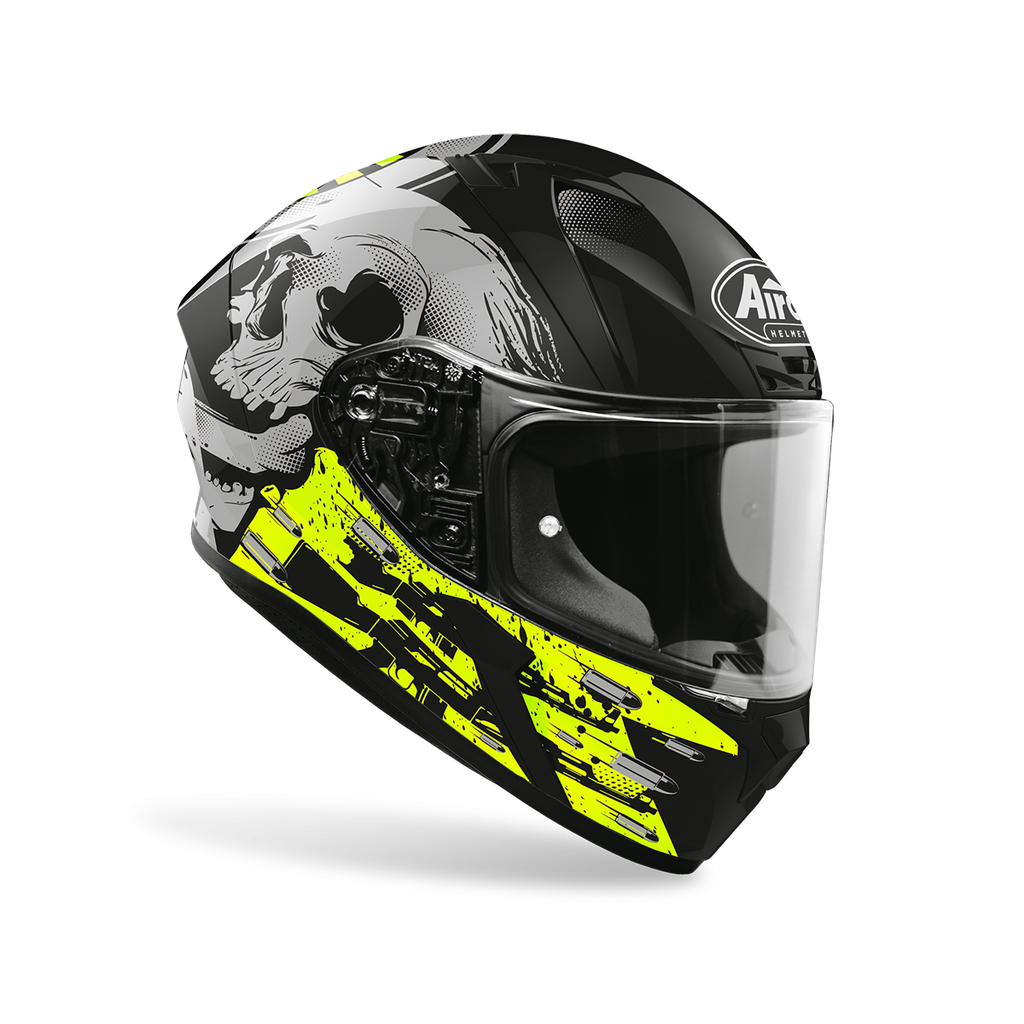 Casco Airoh Helmet Valor Akuna Yellow Gloss