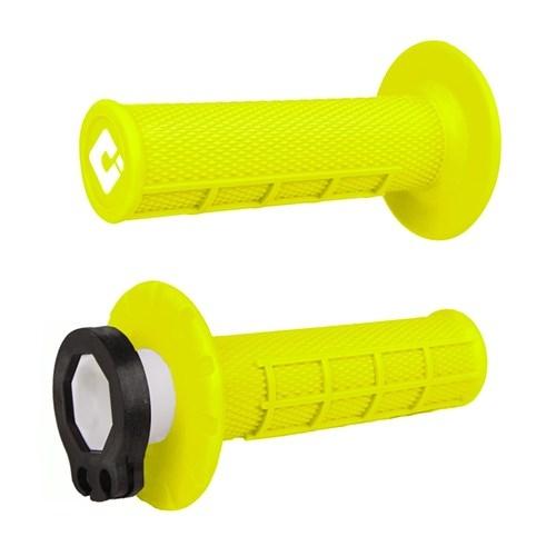 Odi Mx V2 Lock On Half Waffle Grip Flo Yello