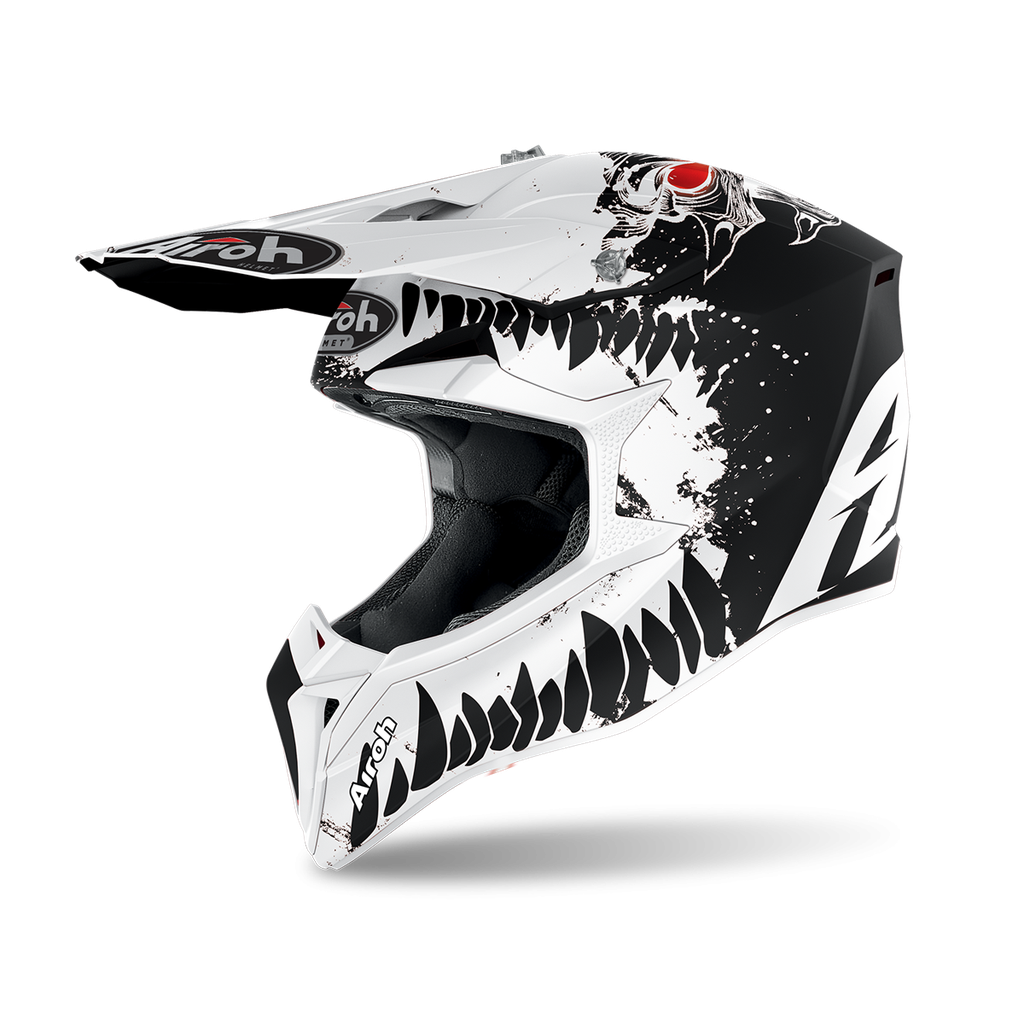 Casco Airoh Helmet Wraap Youth Beast Matt