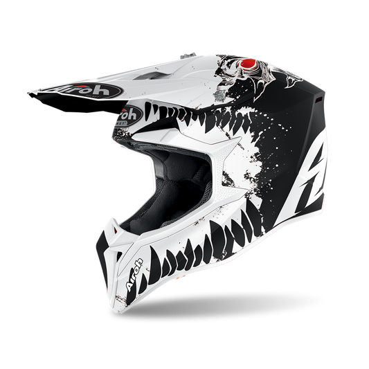 Casco Airoh Helmet Wraap Youth Beast Matt