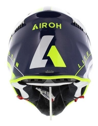 Casco Airoh Helmet Aviator Ace Amazr Blue Gloss