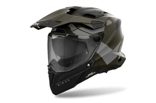 Casco Airoh Helmmet Commander 2 Reveal Military Green Matt