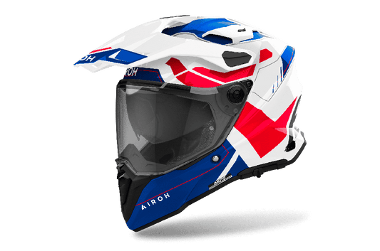 Casco Airoh Helmet Commander 2 Reveal Blue/Red Gloss