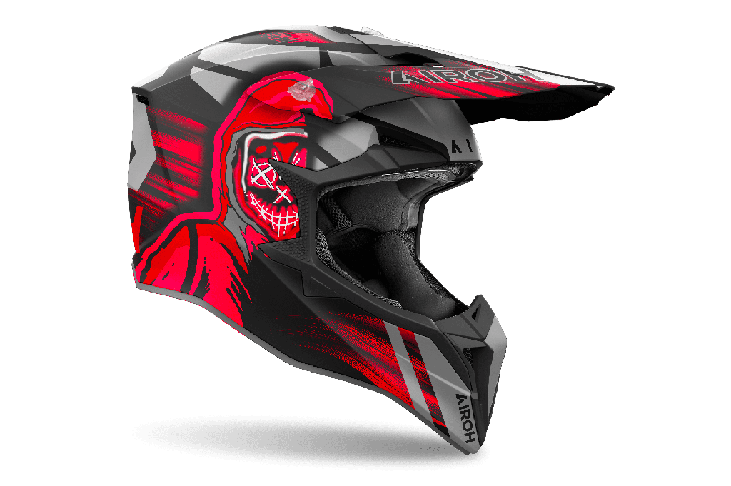 Casco Airoh Helmet Wraaap Cyber Red Matt