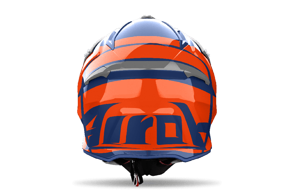 Casco Airoh Helmet Aviator Ace 2 Engine Cerulean Gloss