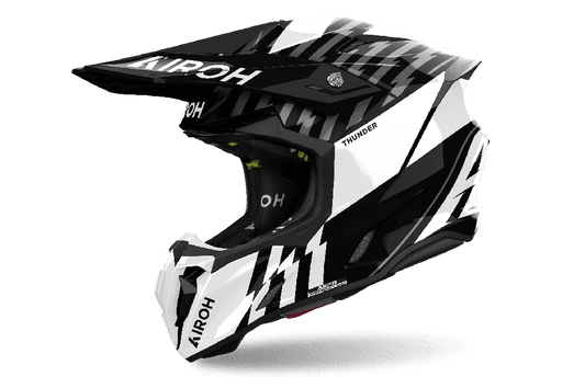 Casco Airoh Helmet Twist 3 Thunder Black/White Gloss