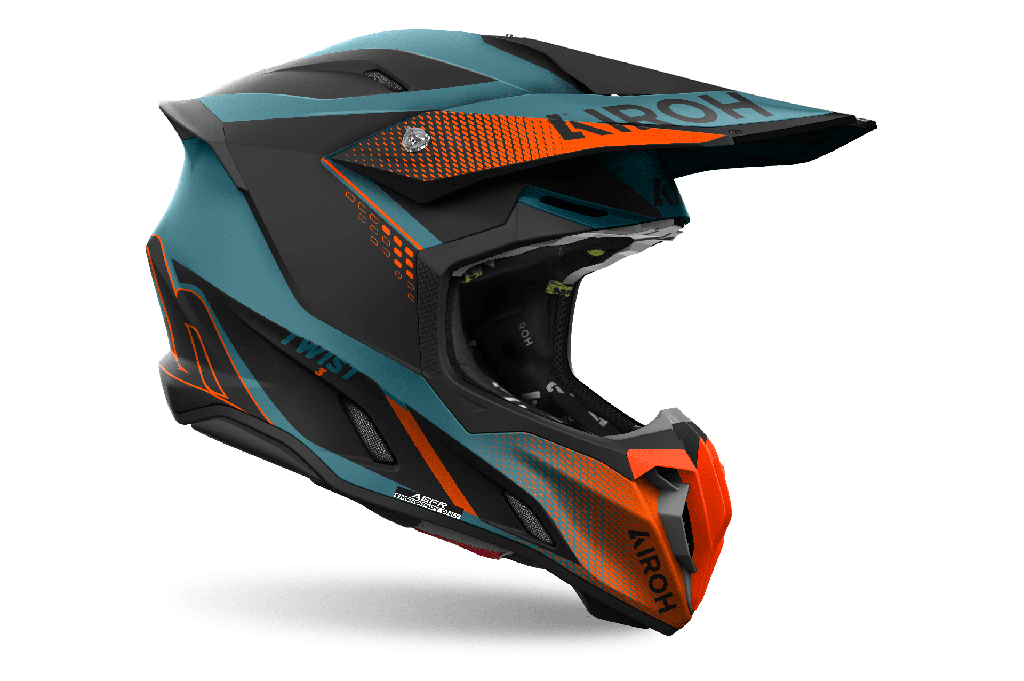 Casco Airoh Helmet Twist 3 Shard Orange Matt