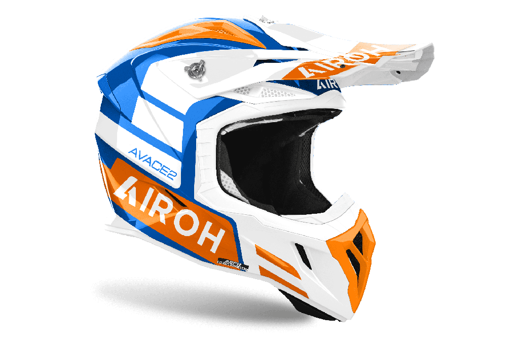 Casco Airoh Helmet Aviator Ace 2 Sake Orange Gloss