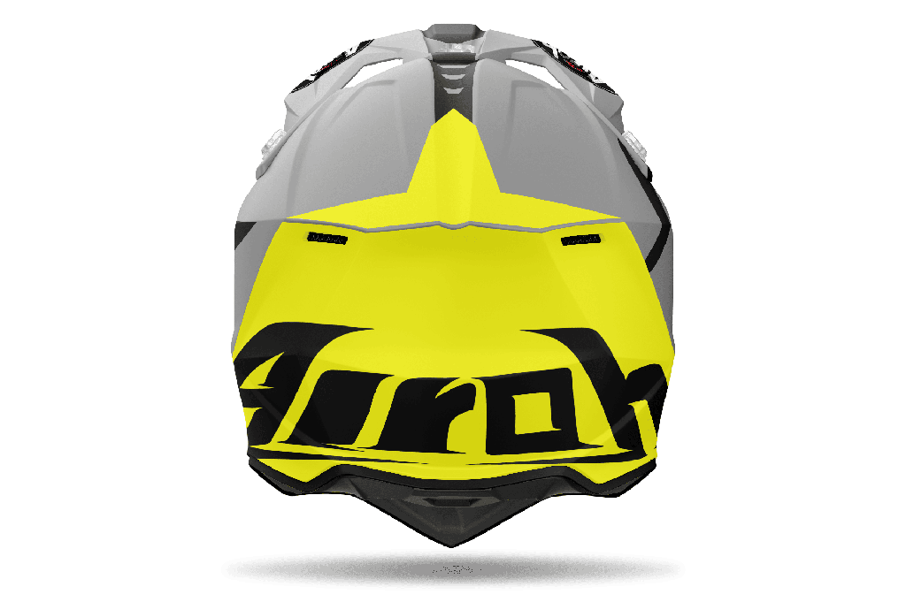 Casco Airoh Helmet Wraaap Reloaded Yellow Matt