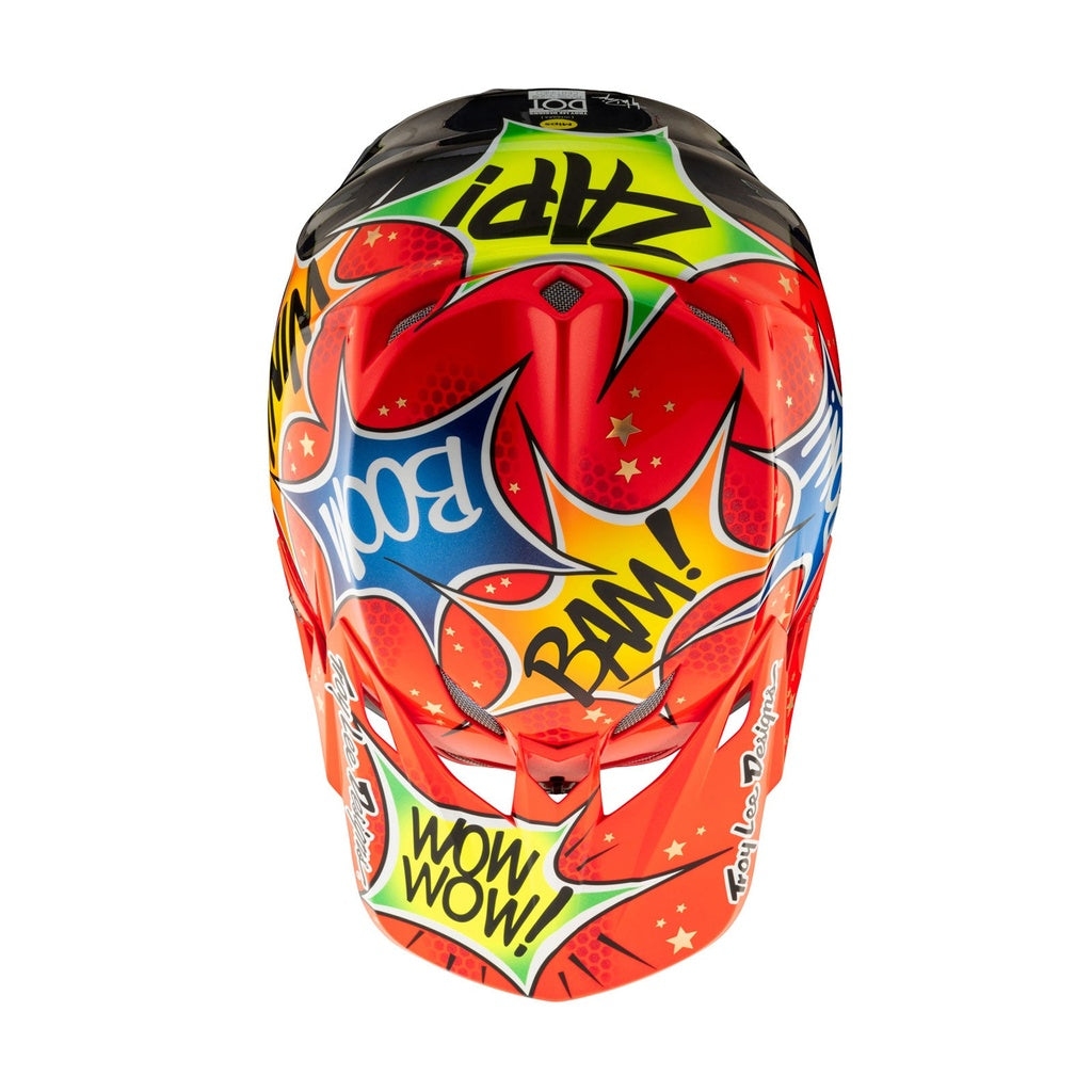 Casco Se5 Ece Composite Helmet; Coic Explosion Red Troy lee