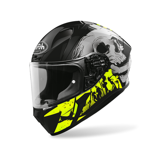 Casco Airoh Helmet Valor Akuna Yellow Gloss