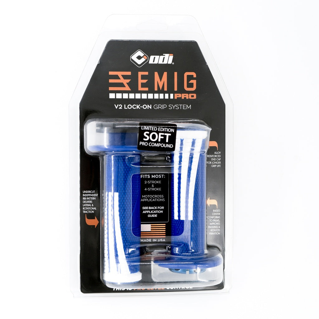 Odi Emig Pro Mx V2 Lock Blue White