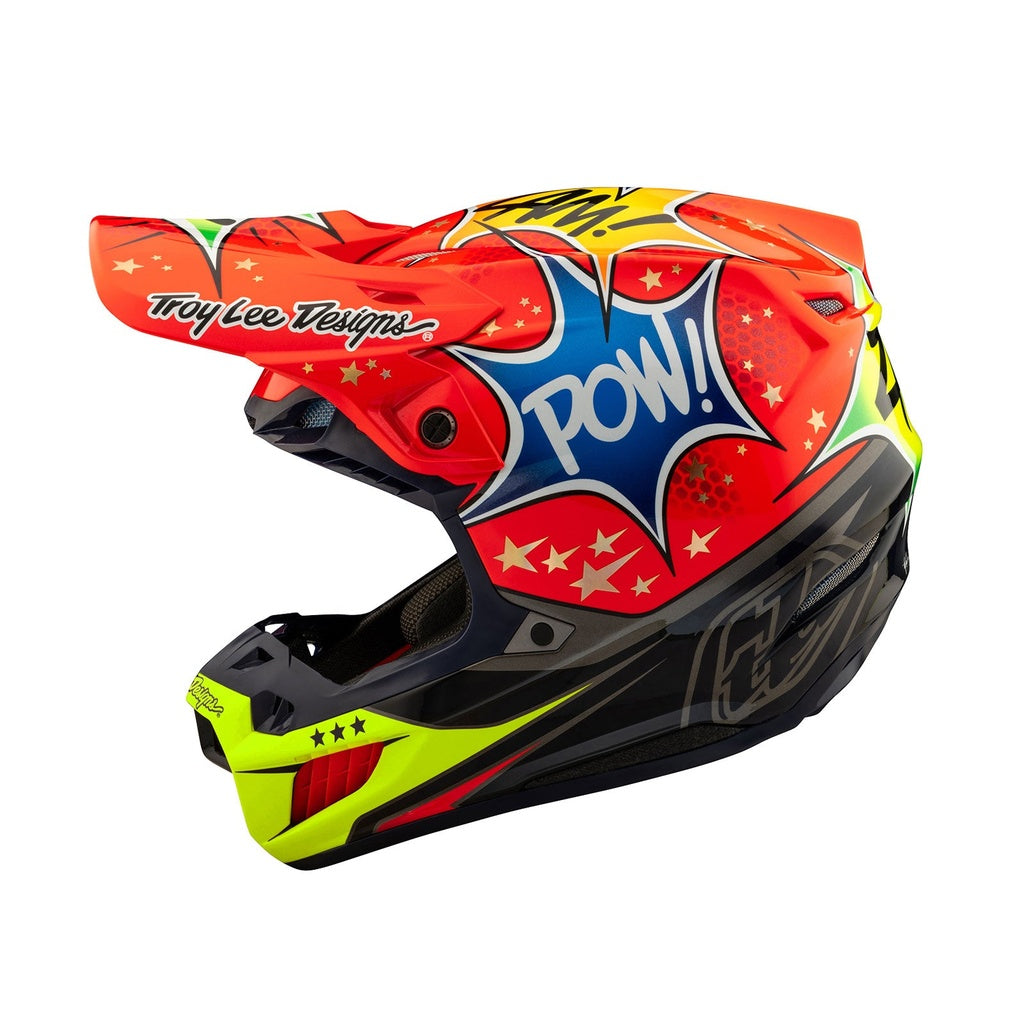 Casco Se5 Ece Composite Helmet; Coic Explosion Red Troy lee