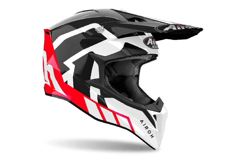 Casco Airoh Helmet Wraaap Reloaded Red Gloss