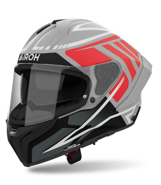 Casco Airoh Helmet Matryx Rider Red Matt