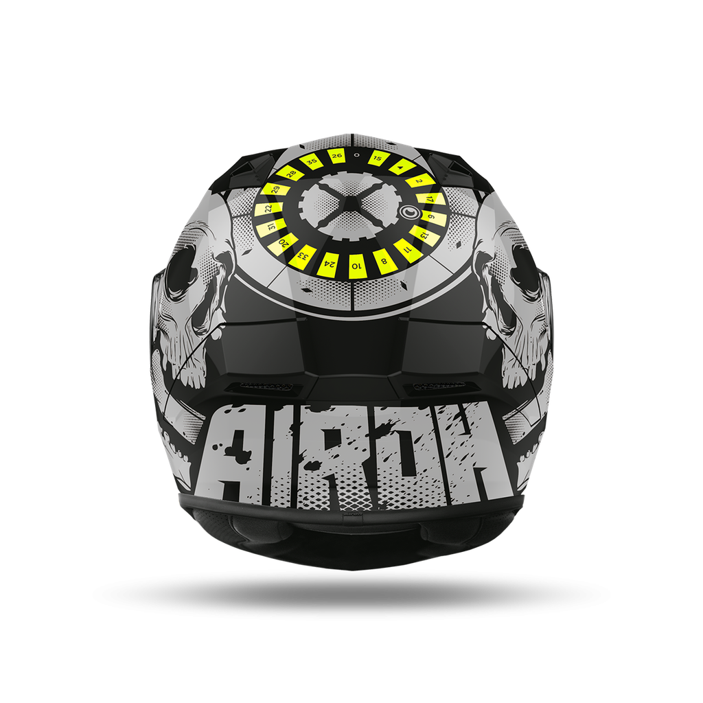 Casco Airoh Helmet Valor Akuna Yellow Gloss