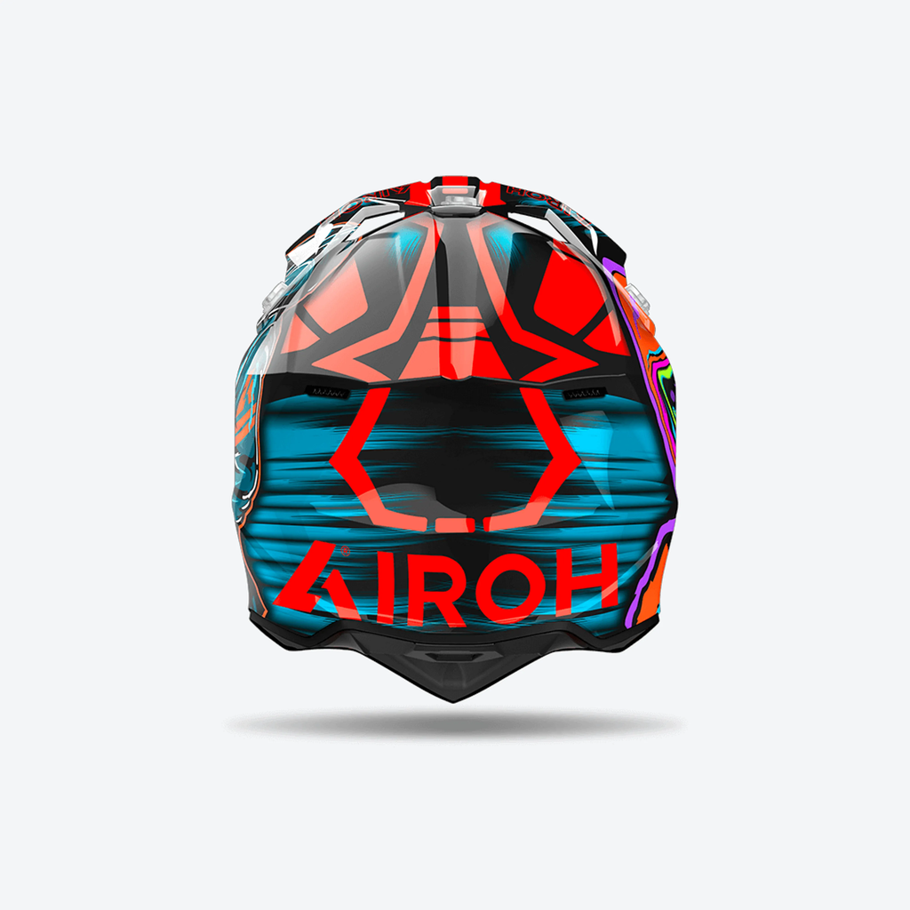 Casco Airoh Helmet Wraaap Cyber Orange Gloss