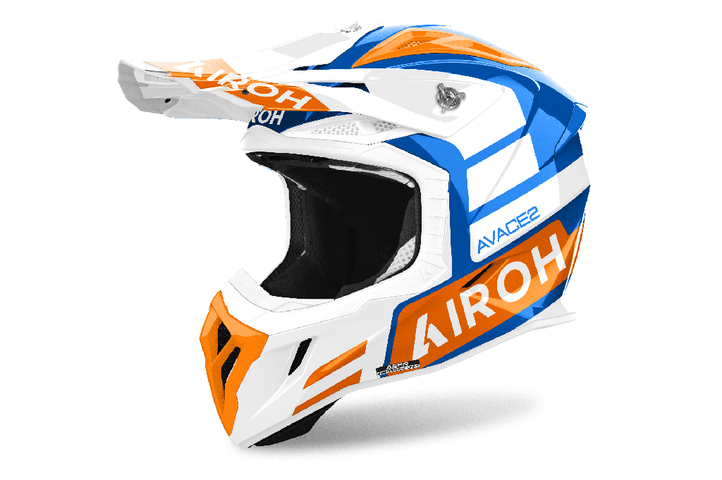 Casco Airoh Helmet Aviator Ace 2 Sake Orange Gloss