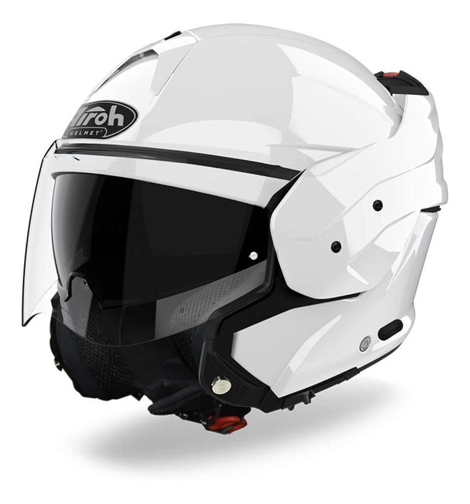 Casco Airoh Helmet Mathisse Color White Gloss