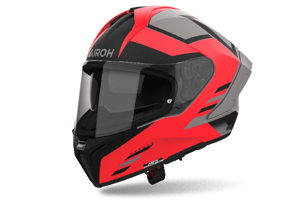 Casco Airoh Helmet Matryx Thron Orange Matt