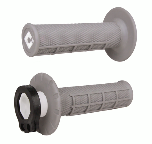 Odi Lock On Half Waffle Grip Soft Grey