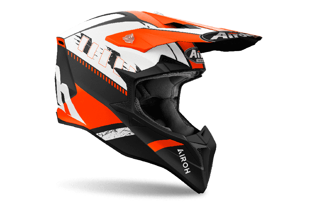 Casco Airoh Helmet Wraaap Feel Orange Matt