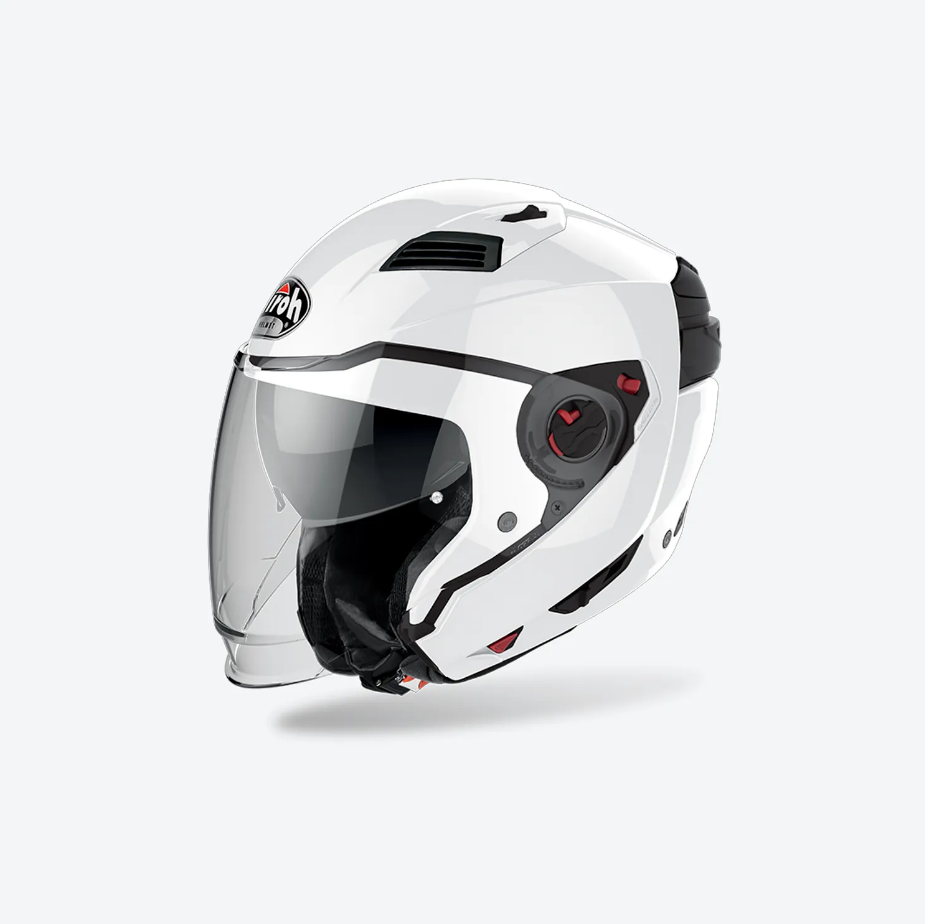 Casco Airoh Helmet Executive Color White Gloss