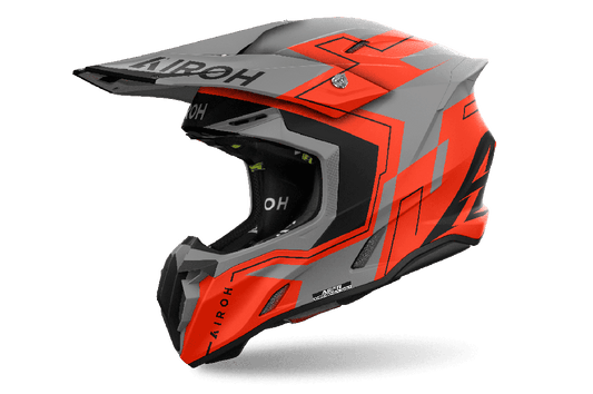 Casco Airoh Helmet Twist 3 Dizzy Orange Fluo Matt