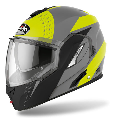 Casco Airoh Helmet Rev 19 Leaden Yellow Matt