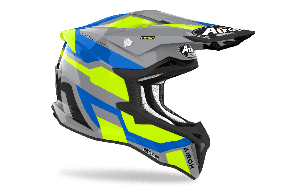 Casco Airoh Helmet Strycker Glam Yellow Gloss