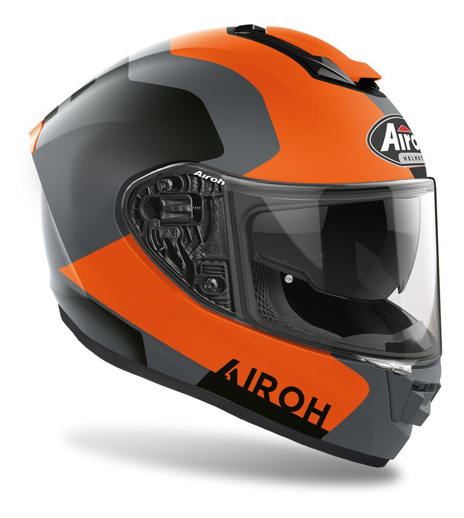 Casco Airoh Helmet St.501 Dock Orange Matt