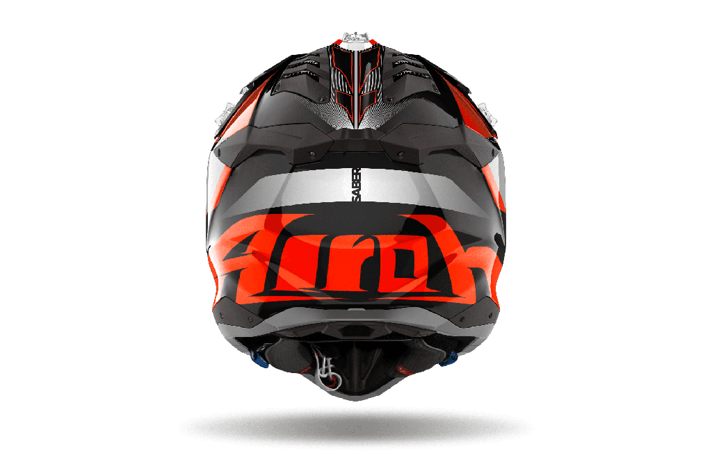 Casco Airoh Helmet Aviator 3 Saber Orange Gloss