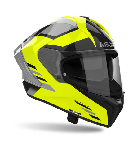 Casco Airoh Helmet Thron Yellow Gloss