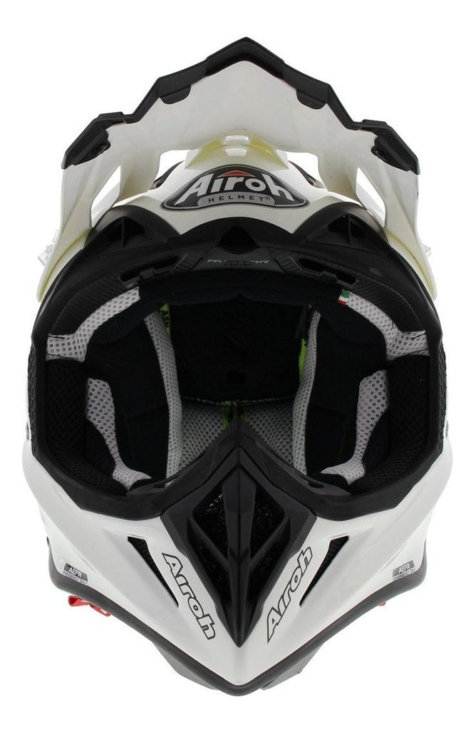 Casco Airoh Helmet Aviator Ace Color White Gloss