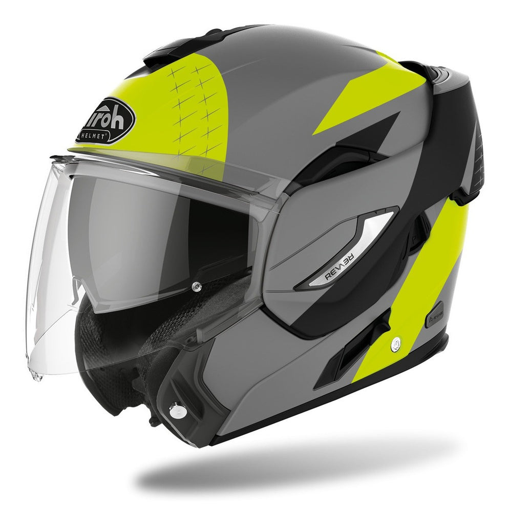 Casco Airoh Helmet Rev 19 Leaden Yellow Matt